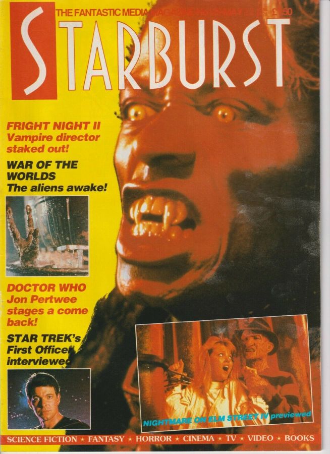 STARBURST magazine side cover Issue 129 May 1989