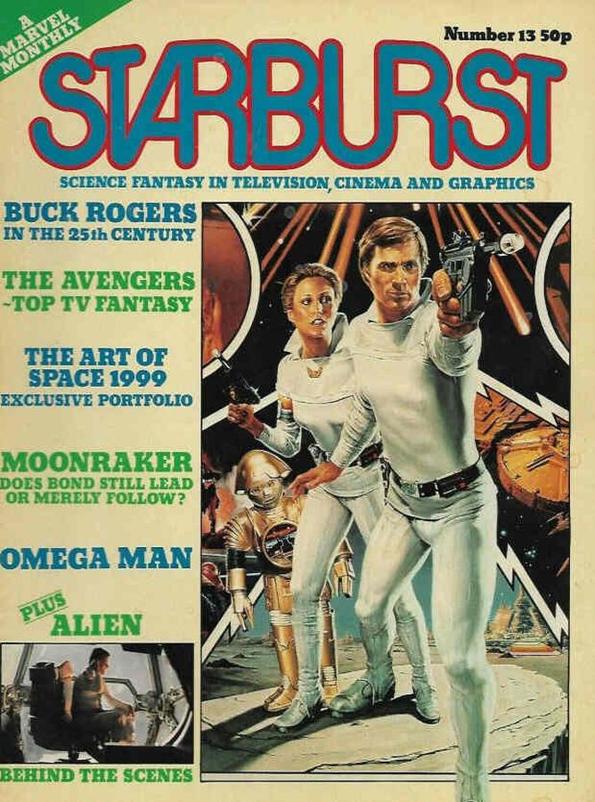 STARBURST magazine side cover Issue 13 September 1979