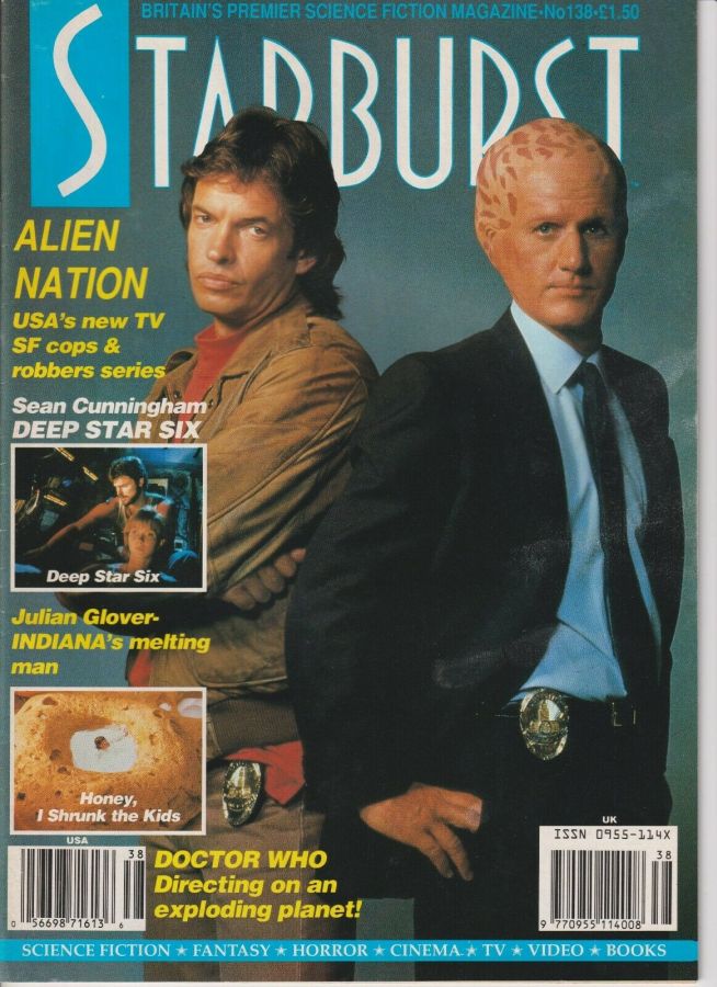 STARBURST magazine side cover Issue 138 February 1990