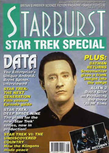 STARBURST magazine side cover  Special #13  1992