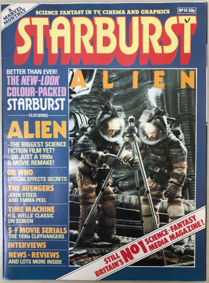 STARBURST magazine side cover Issue 14 October 1979