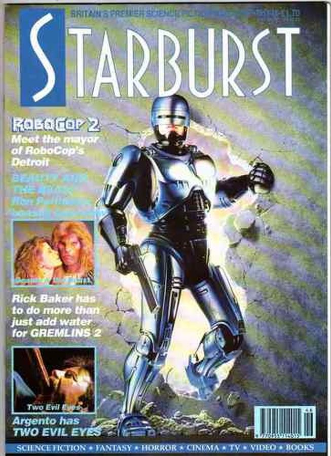 STARBURST magazine side cover Issue 146 October 1990