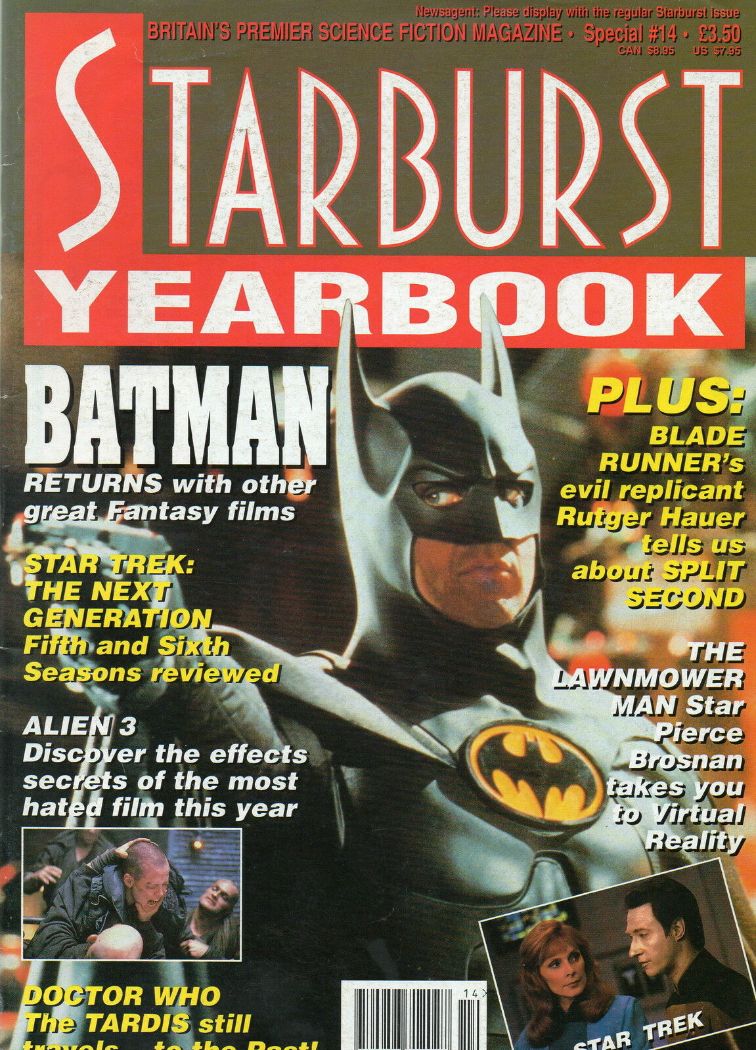 STARBURST magazine side cover  Special #14  1992