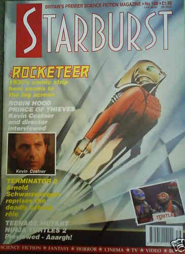 STARBURST magazine side cover Issue 156 August 1991