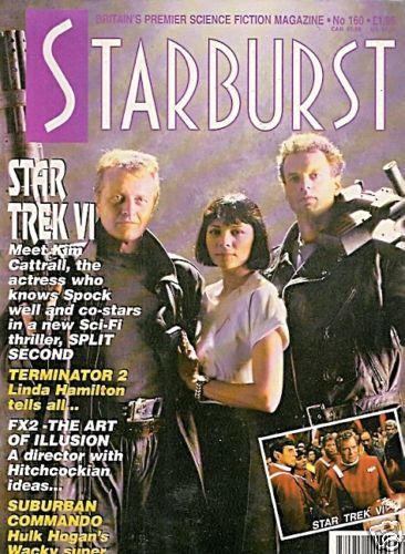 STARBURST magazine side cover Issue 160 December 1991