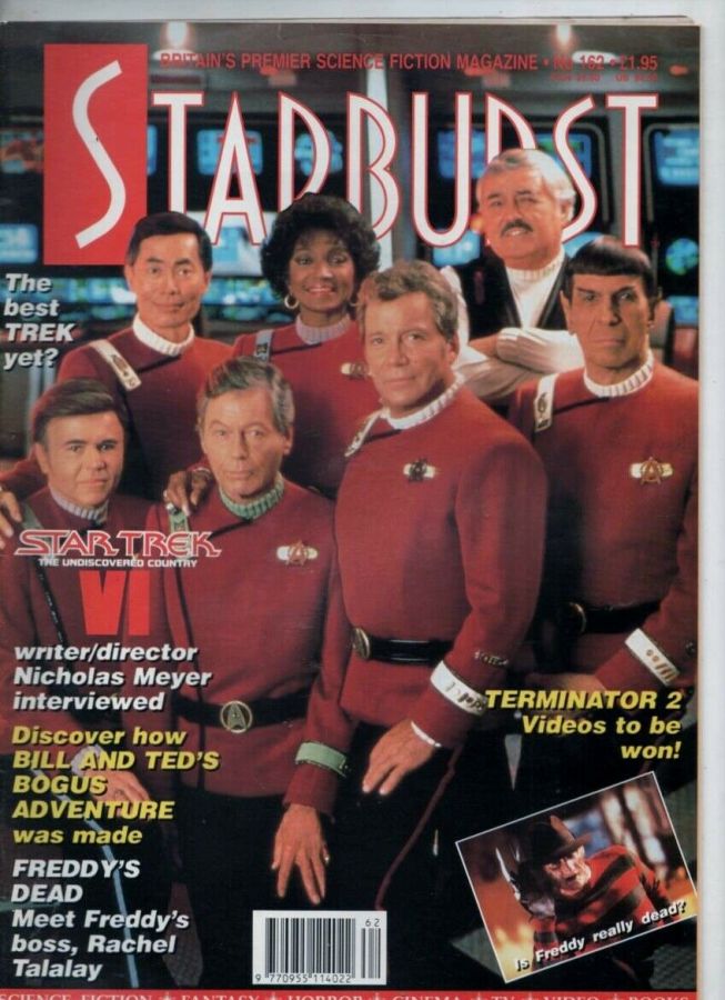 STARBURST magazine side cover Issue 162 February 1992