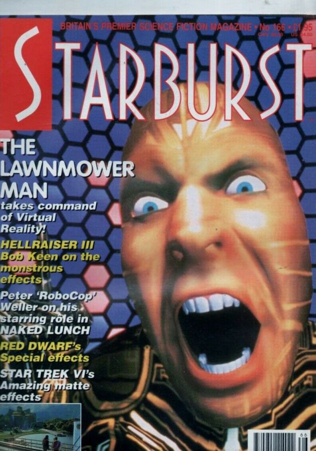STARBURST magazine side cover Issue 166 June 1992