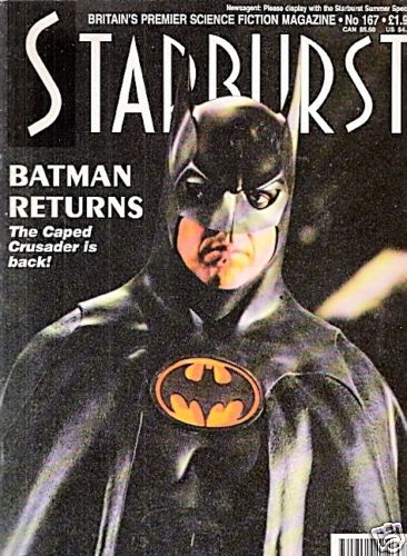 STARBURST magazine side cover Issue 167 July 1992