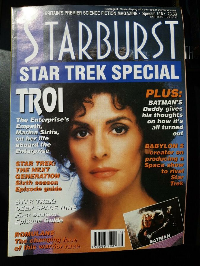 STARBURST magazine side cover  Special #16  1993