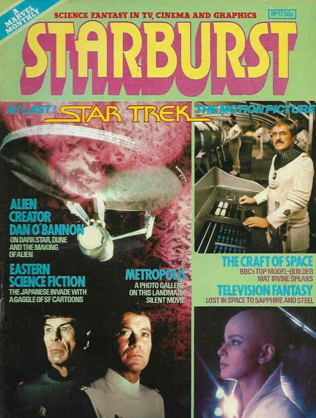 STARBURST magazine side cover Issue 17 January 1980