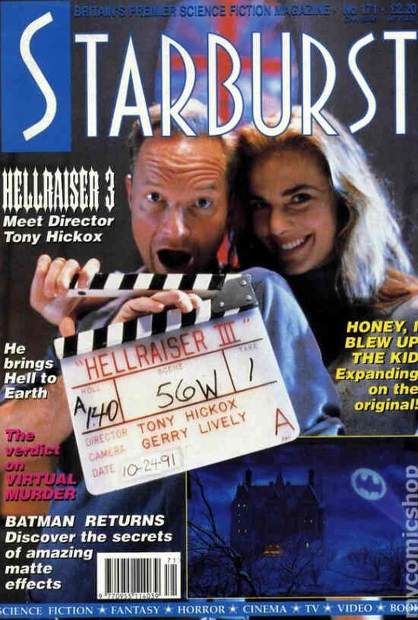 STARBURST magazine side cover Issue 171 November 1992