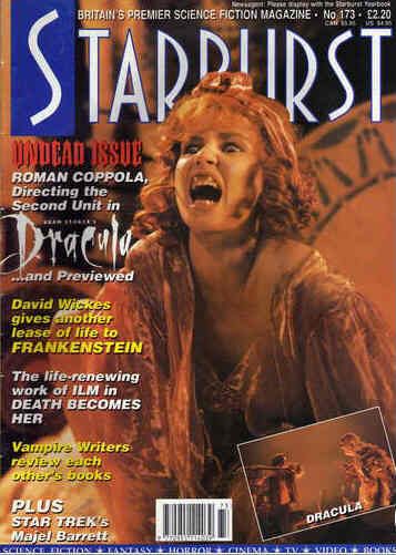 STARBURST magazine side cover Issue 173 January 1993