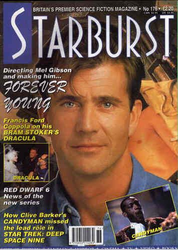 STARBURST magazine side cover Issue 176 April 1993