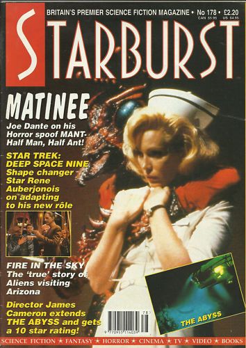 STARBURST magazine side cover Issue 178 June 1993