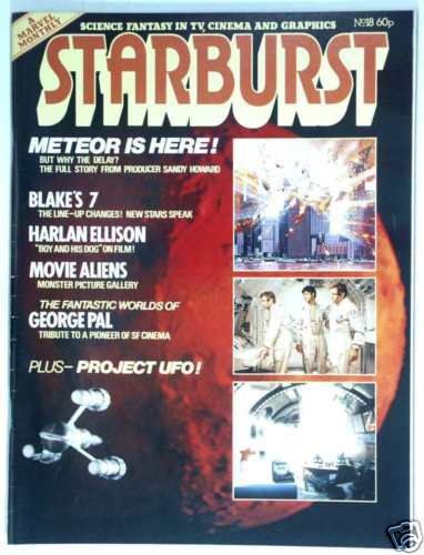STARBURST magazine side cover Issue 18 February 1980