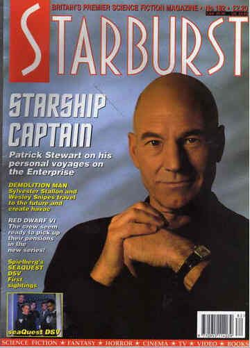 STARBURST magazine side cover Issue 182 October 1993