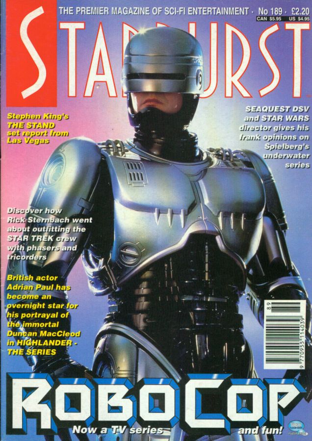 STARBURST magazine side cover Issue 189 May 1994