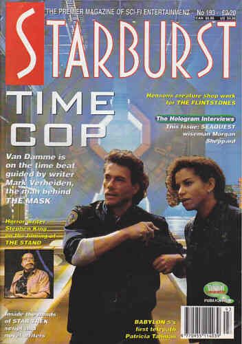 STARBURST magazine side cover Issue 193 September 1994