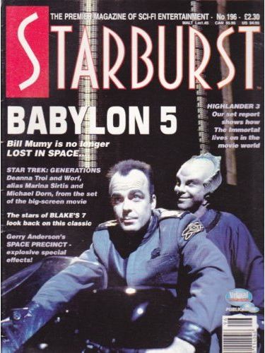 STARBURST magazine side cover Issue 196 December 1994