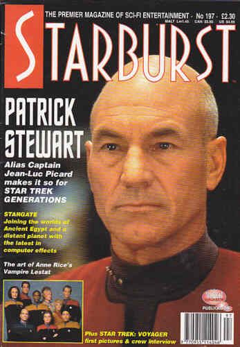STARBURST magazine side cover Issue 197 January 1995