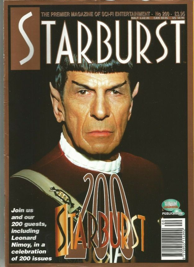 STARBURST magazine side cover Issue 200 April 1995