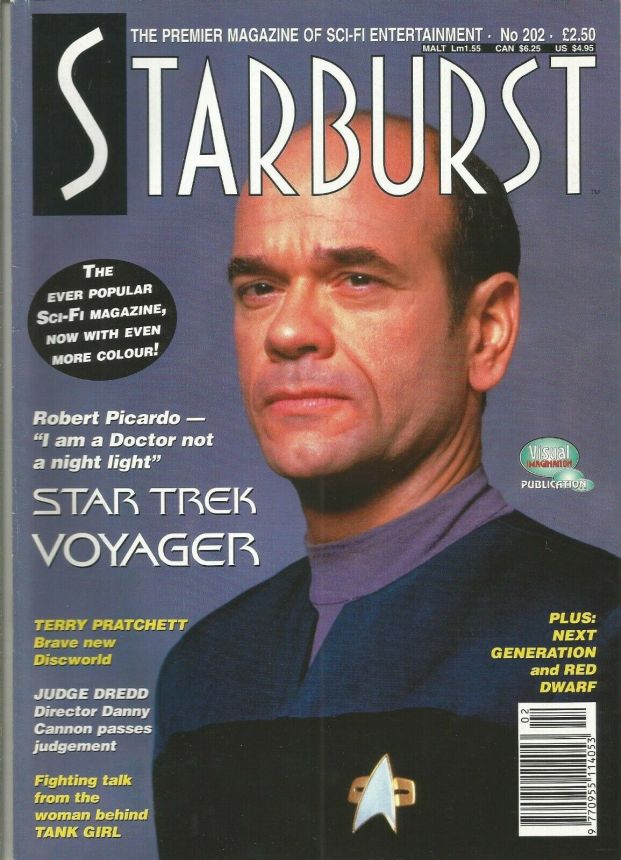STARBURST magazine side cover Issue 202 June 1995