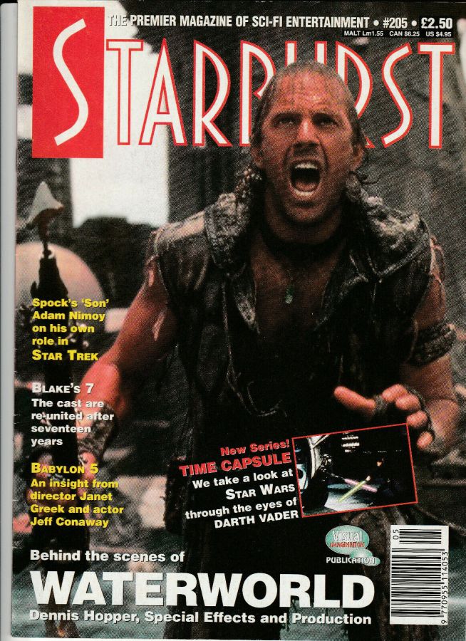 STARBURST magazine side cover Issue 205 September 1995