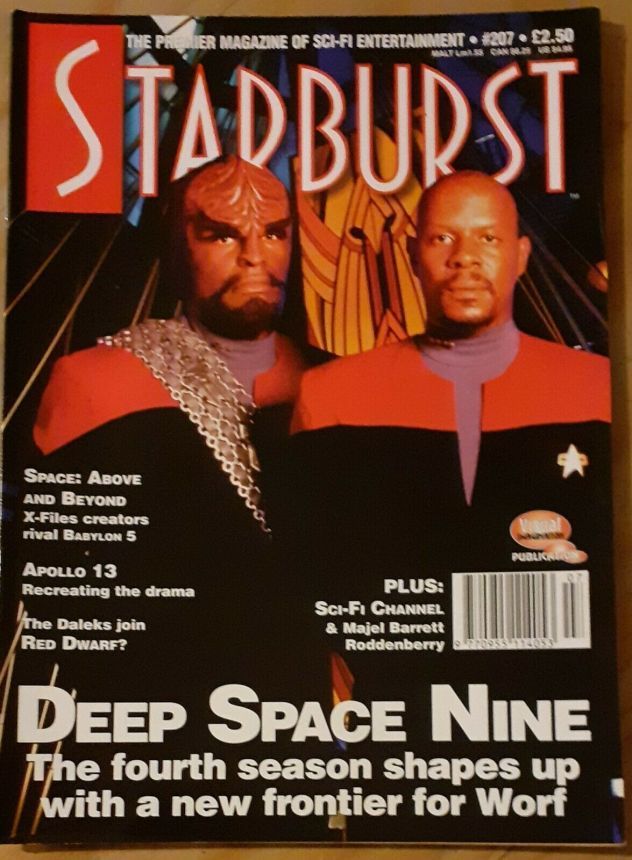 STARBURST magazine side cover Issue 207 November 1995