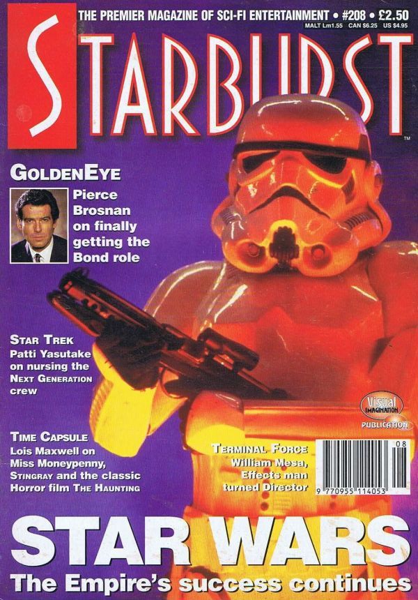 STARBURST magazine side cover Issue 208 December 1995