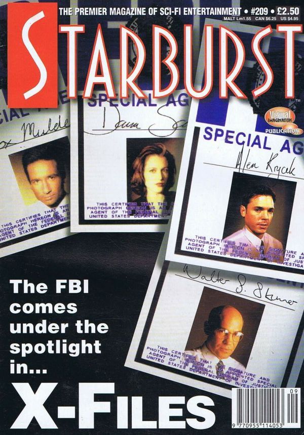 STARBURST magazine side cover Issue 209 January 1996