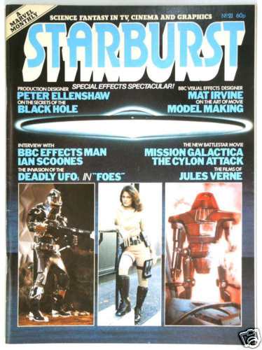 STARBURST magazine side cover Issue 21 May 1980