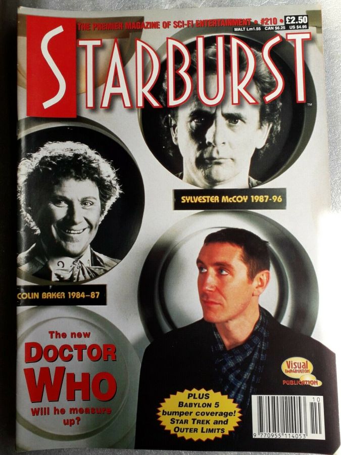 STARBURST magazine side cover Issue 210 February 1996