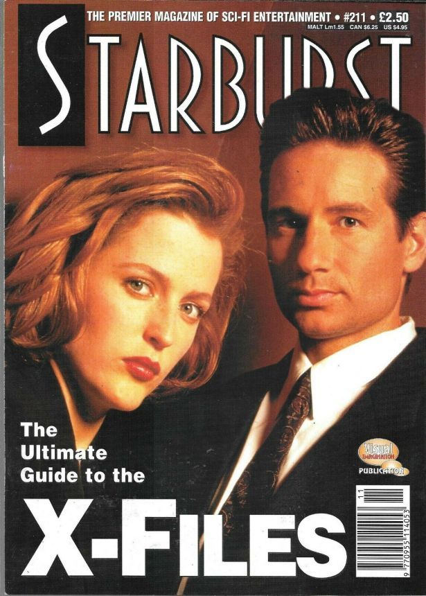 STARBURST magazine side cover Issue 211 March 1996