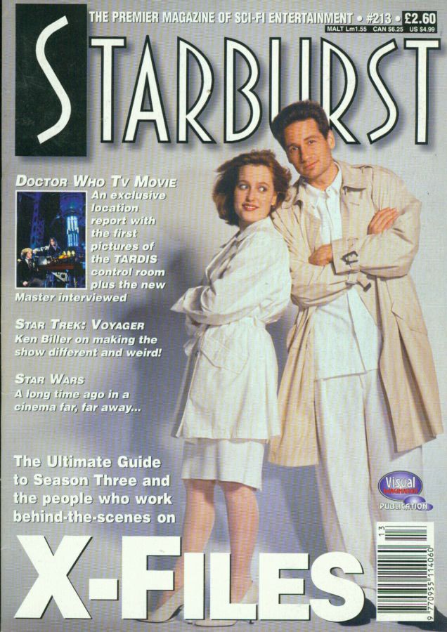 STARBURST magazine side cover Issue 213 May 1996