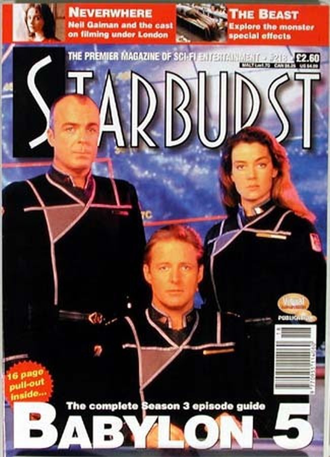 STARBURST magazine side cover Issue 218 October 1996