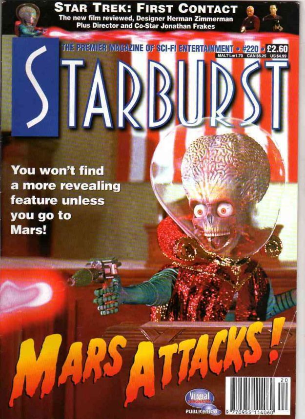 STARBURST magazine side cover Issue 220 December 1996