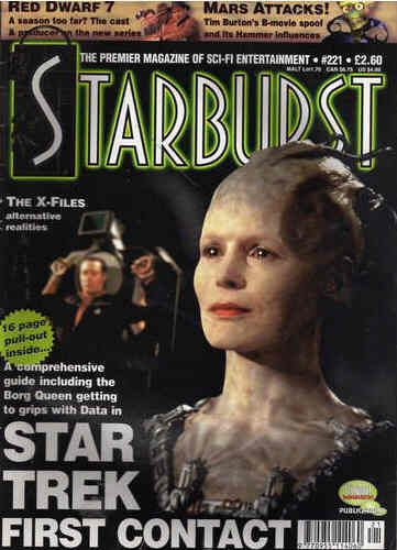 STARBURST magazine side cover Issue 221 January 1997