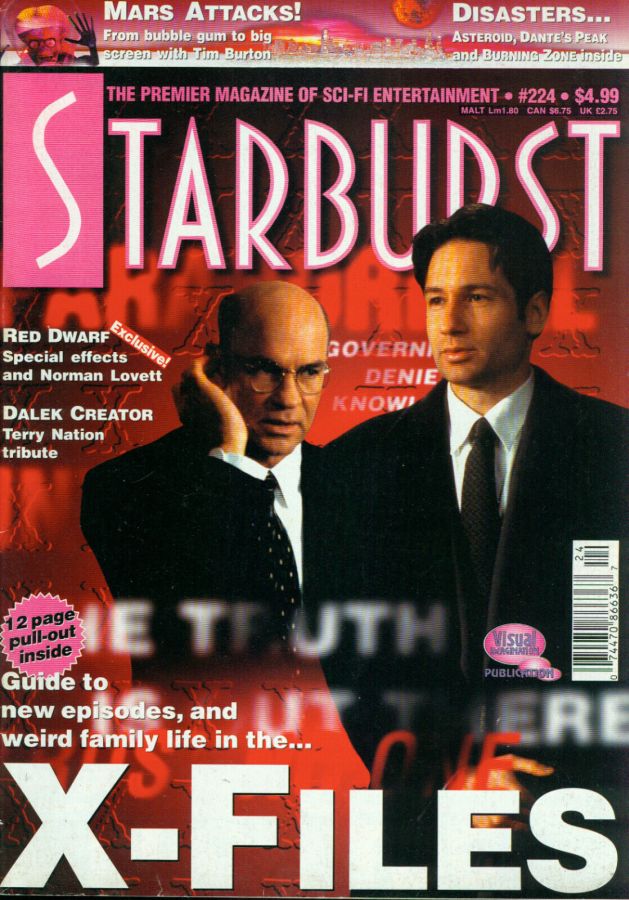 STARBURST magazine side cover Issue 224 April 1997
