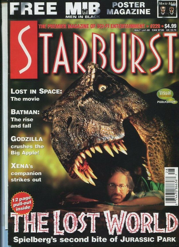 STARBURST magazine side cover Issue 228 August 1997