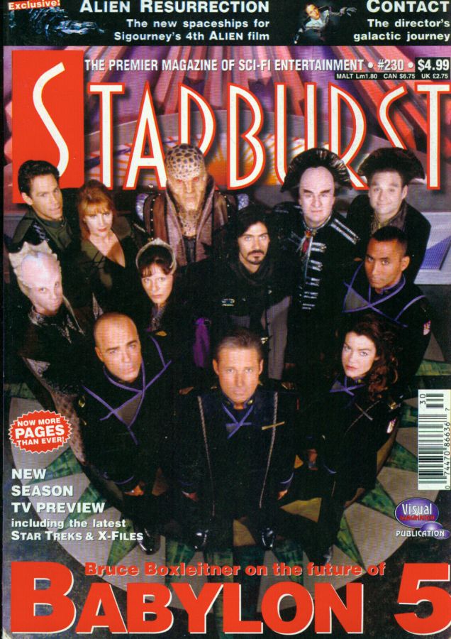 STARBURST magazine side cover Issue 230 October 1997