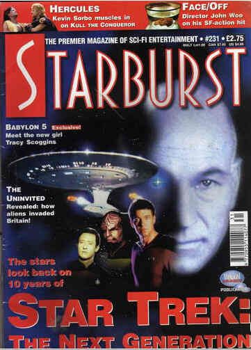 STARBURST magazine side cover Issue 231 November 1997
