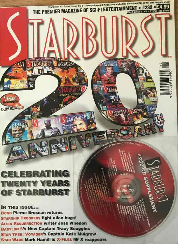 STARBURST magazine side cover Issue 232 December 1997