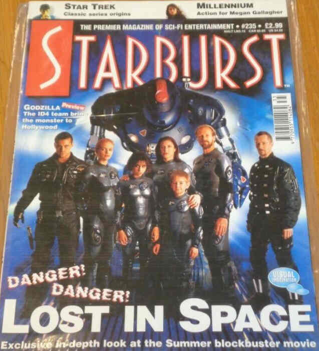 STARBURST magazine side cover Issue 235 March 1998