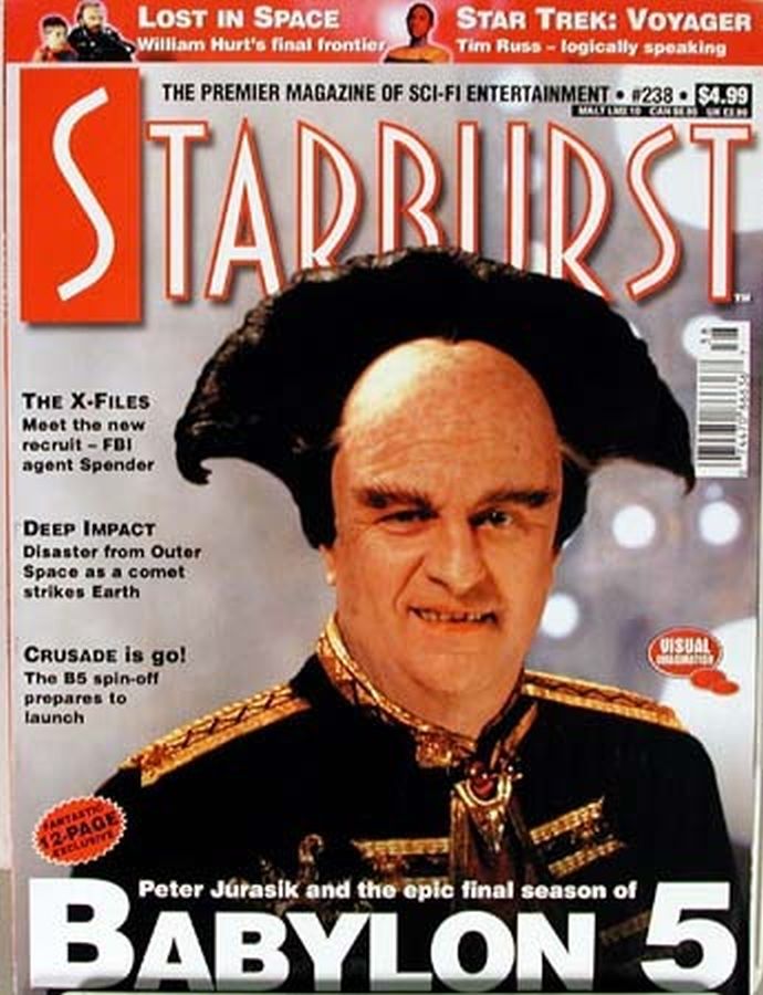STARBURST magazine side cover Issue 238 June 1998