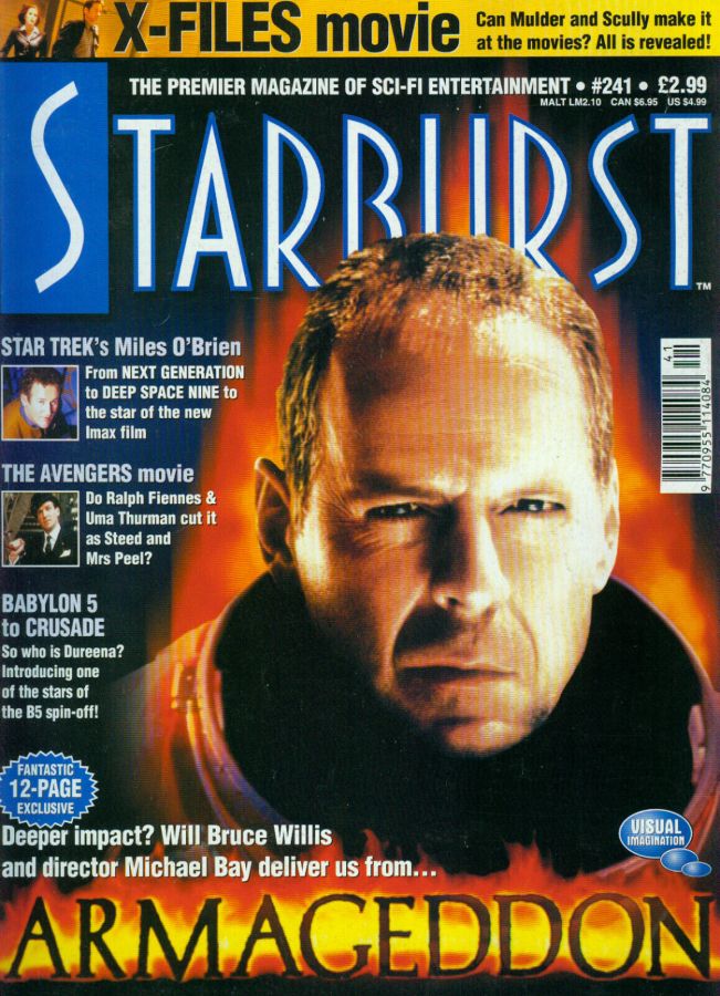STARBURST magazine side cover Issue 241 September 1998