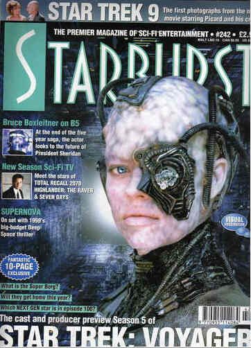 STARBURST magazine side cover Issue 242 October 1998