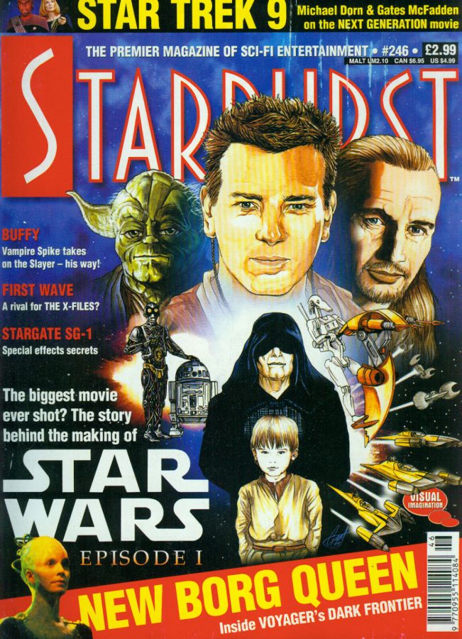 STARBURST magazine side cover Issue 246 February 1999