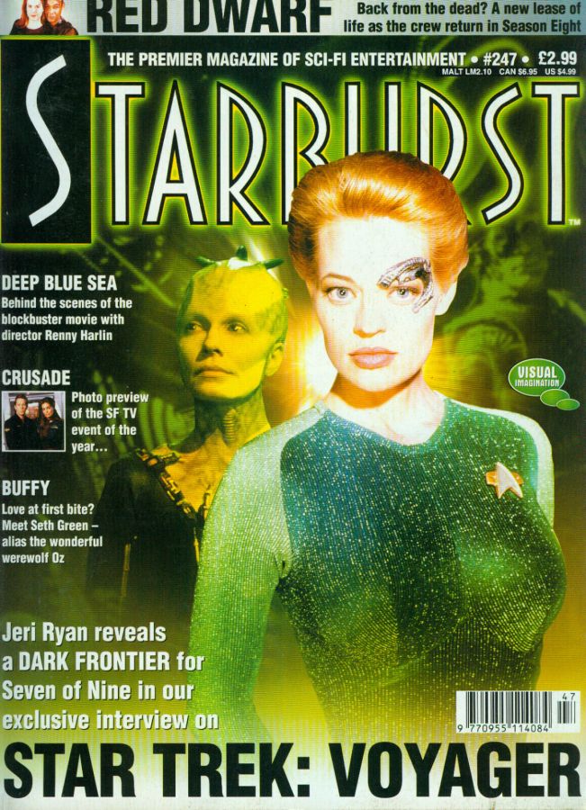 STARBURST magazine side cover Issue 247 March 1999
