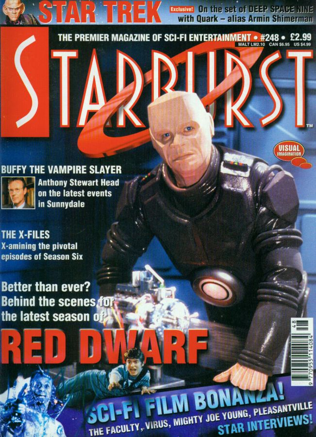 STARBURST magazine side cover Issue 248 April 1999