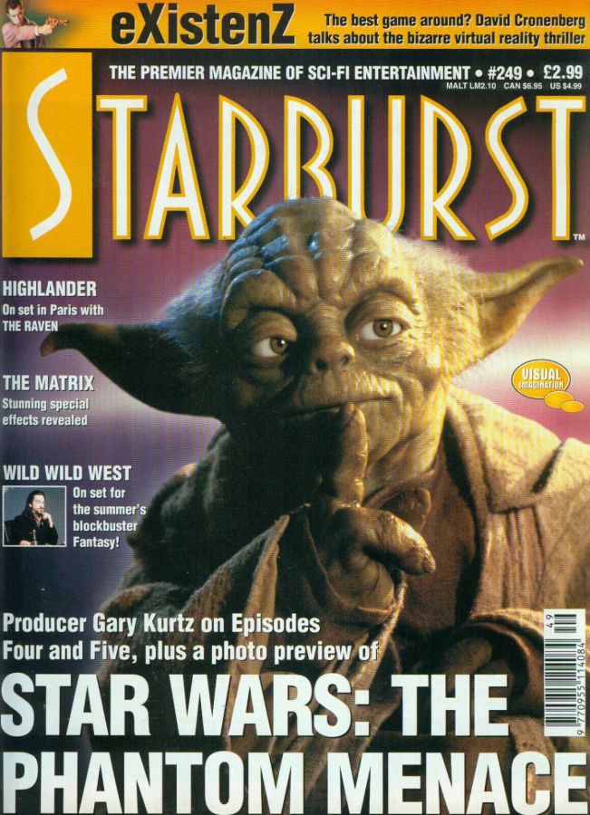 STARBURST magazine side cover Issue 249 May 1999